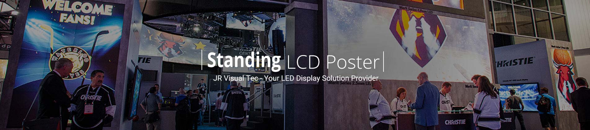 standing lcd poster