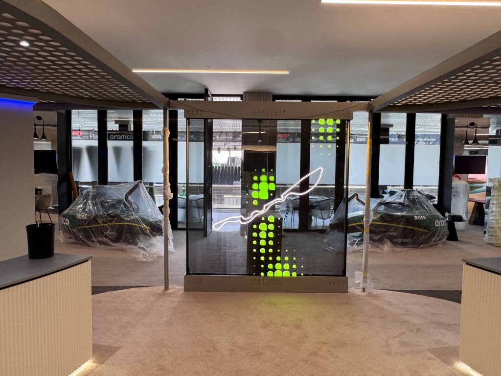 JR Visual Advanced 2x2m P2.5mm Transparent LED Display goes to F1 Jeddah 2