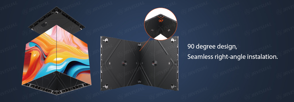 Creative design Cube design, 500x500mm cabinets support a perfect cube shape!