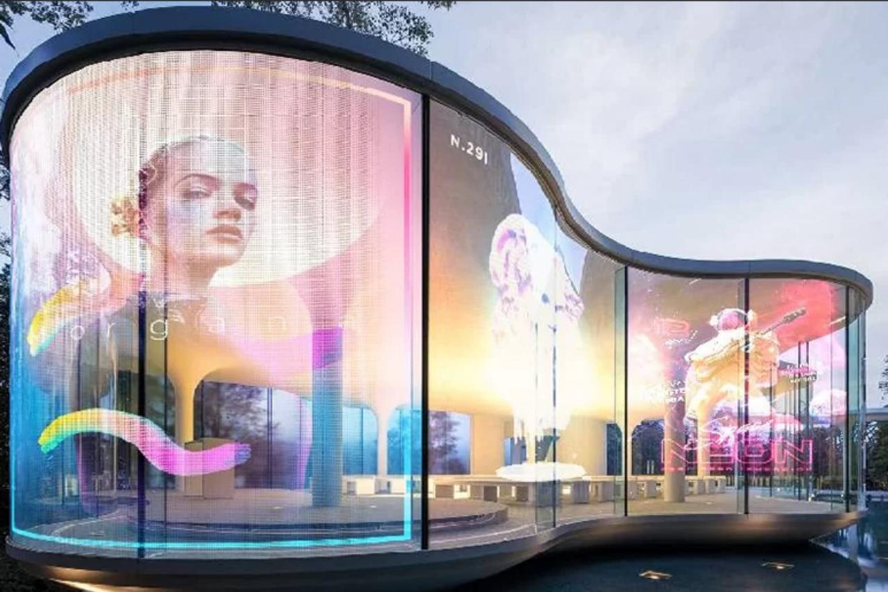 Transparent LED film 1-2