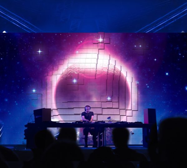 kinetic led display stage background087