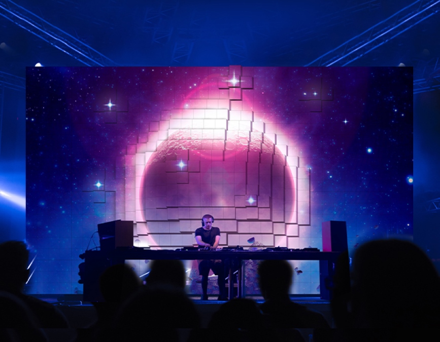 kinetic led display stage background087 1