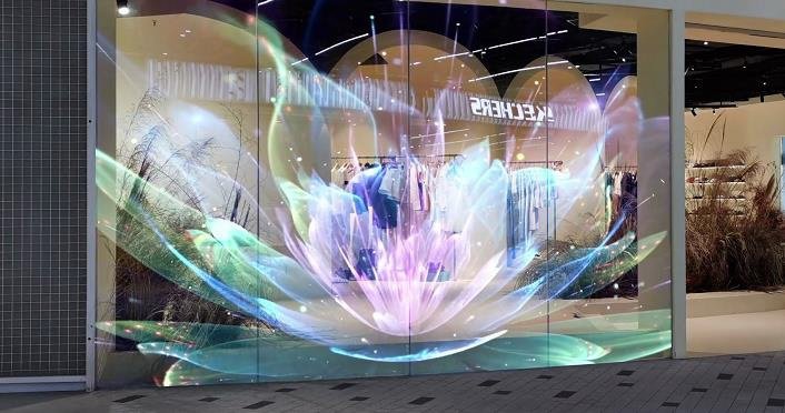 transparent LED film display565