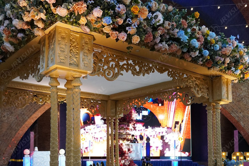 Indoor rental LED display at Renaissance at Kelham Hall