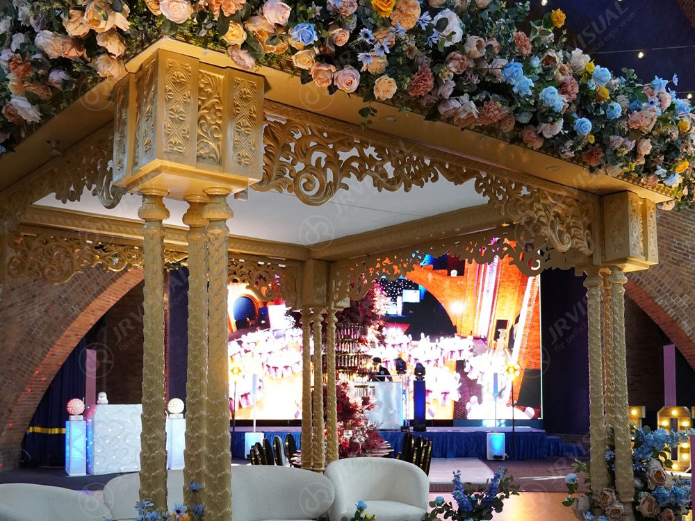 Renaissance at Kelham Hall weding led display5