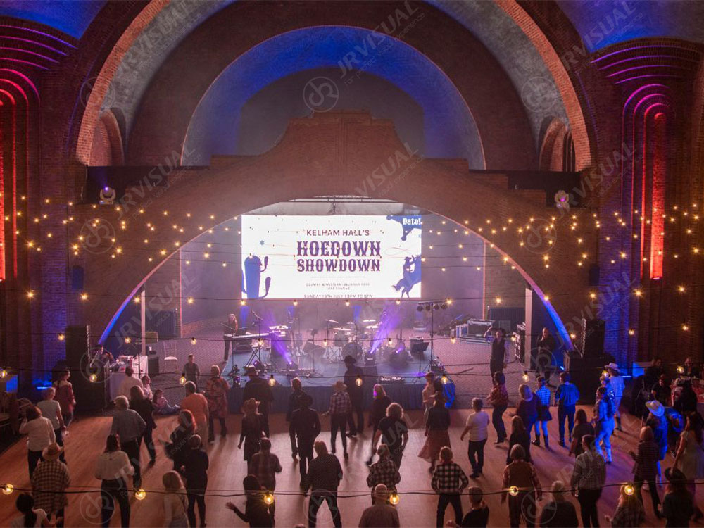 Renaissance at Kelham Hall weding led display7