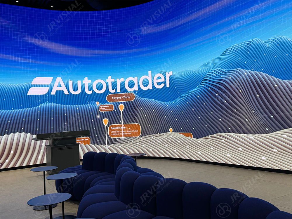 JR Visual bespoke LED Display solutions delivered to Autotrader new HQ in UK 1