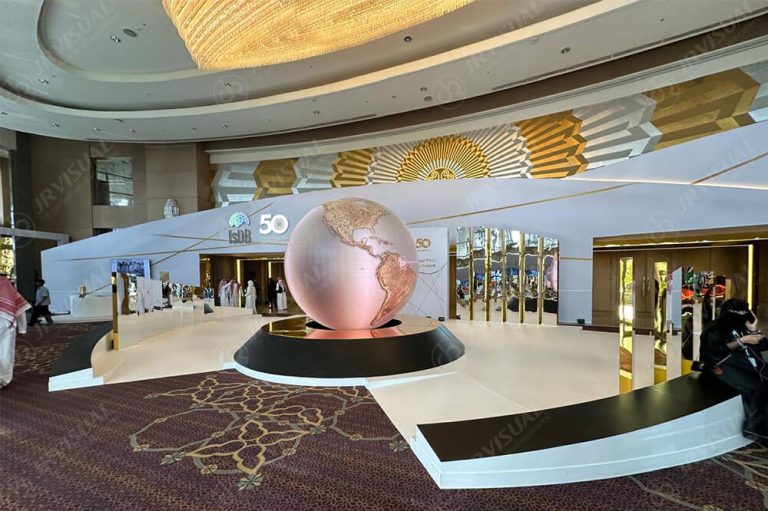 3m LED Sphere Presents at 50th Anniversary of IsDB in KSA