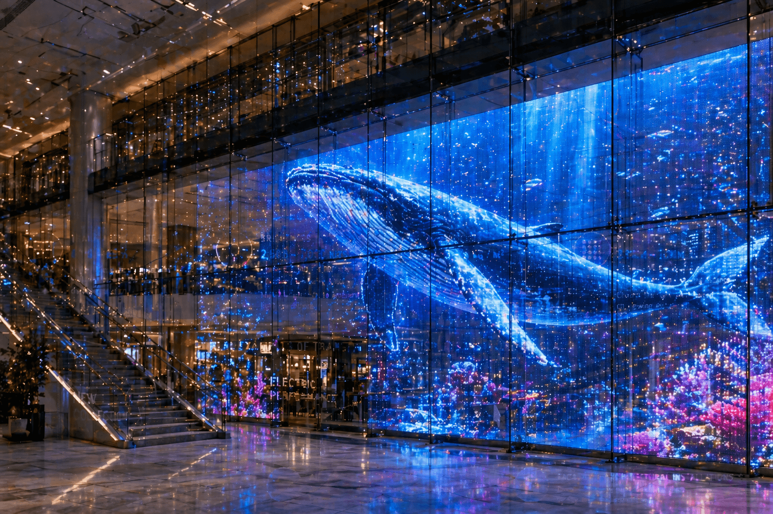 see-through LED film for glass