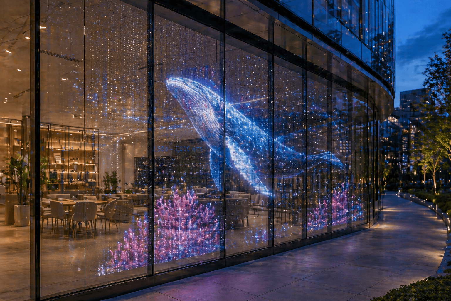 transparent led display​255