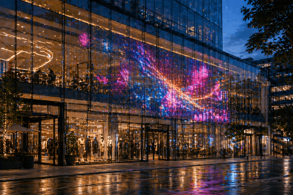 transparent led display​3