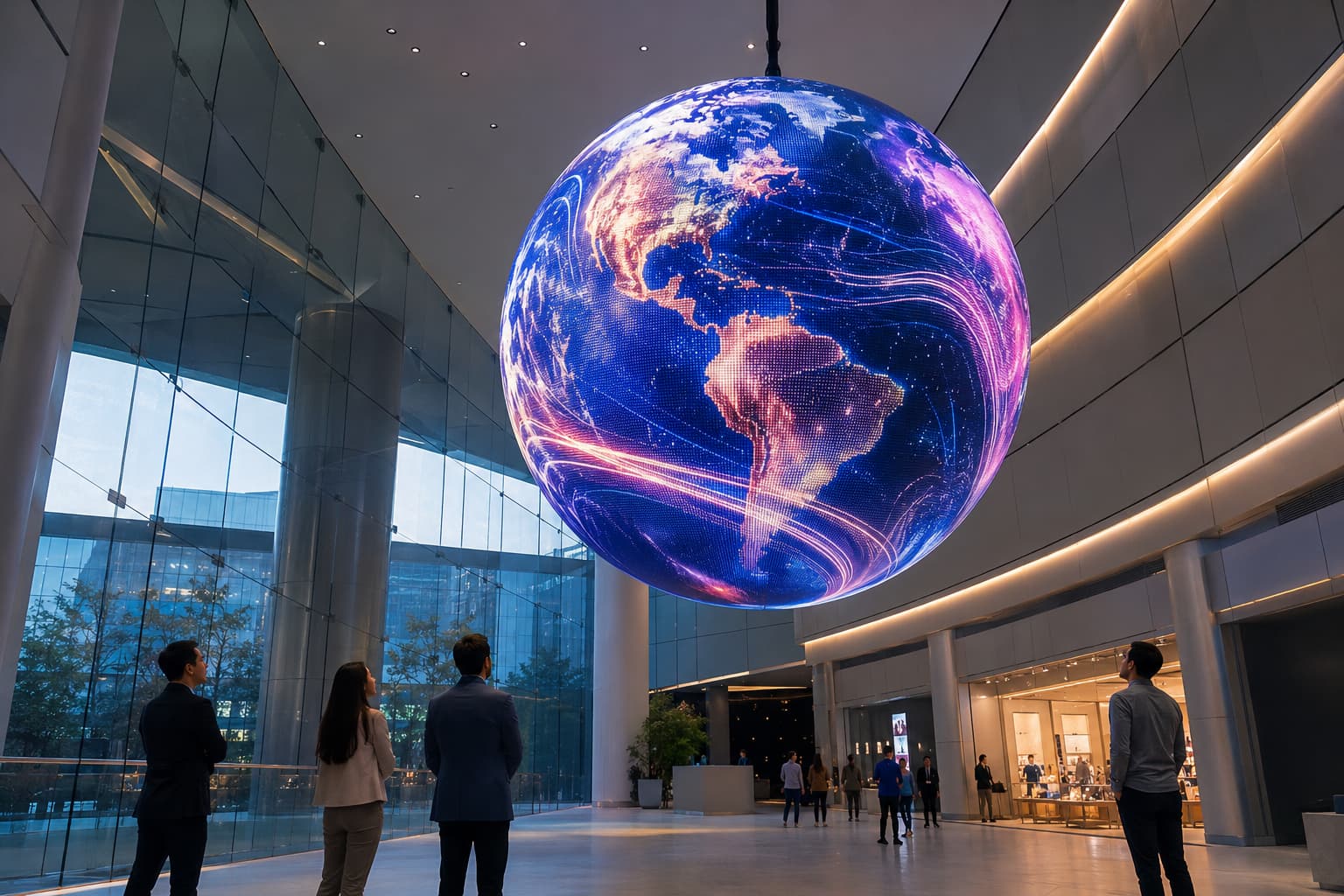 spherical LED display
