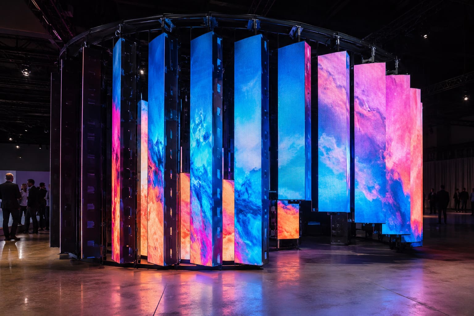360 Degree Rotating LED Screen3