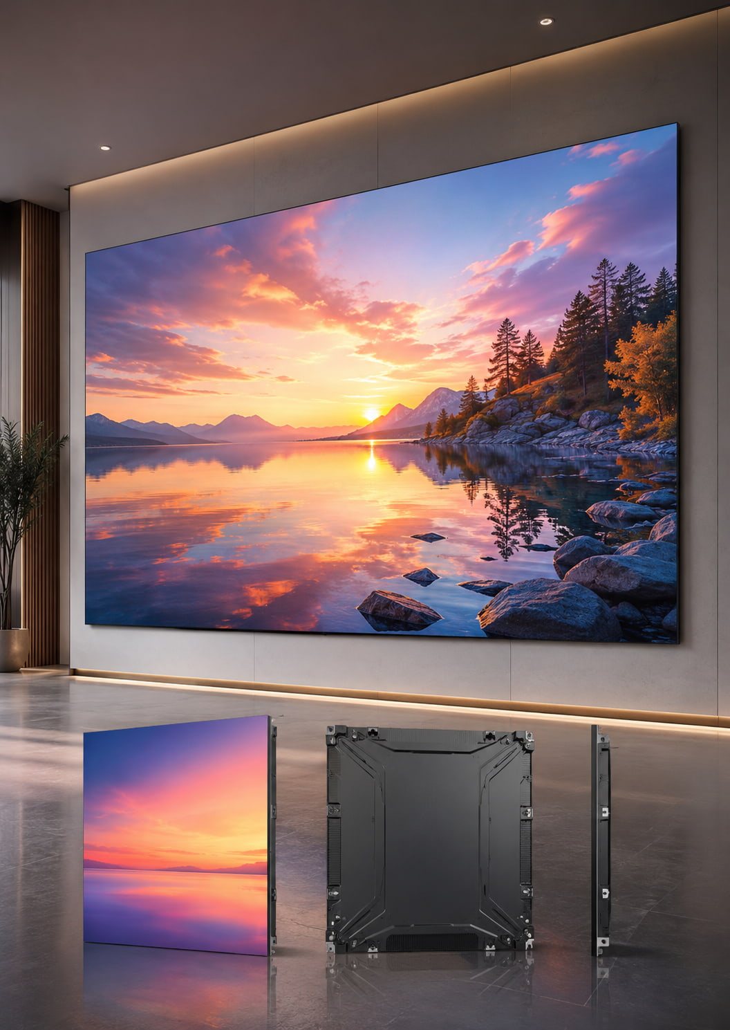 COB LED display application image