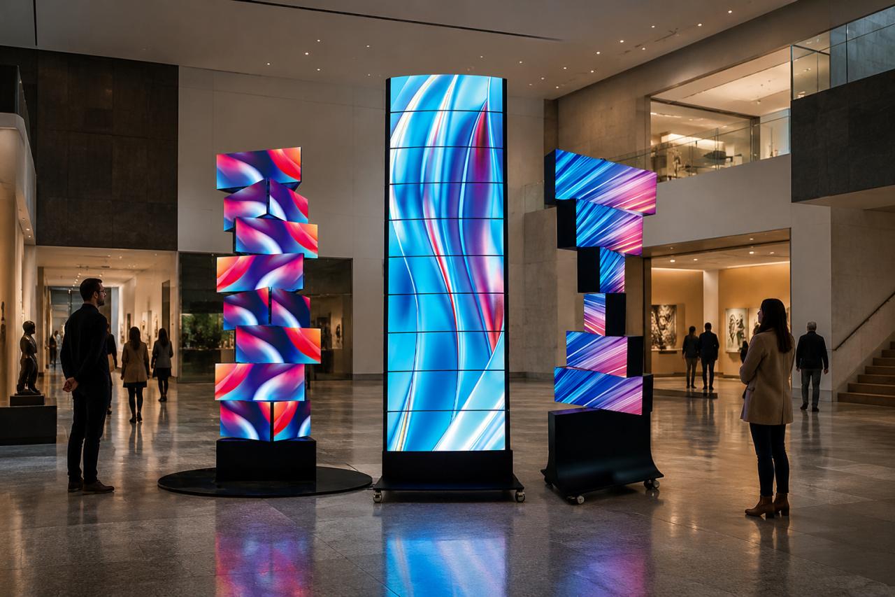 Custom Kinetic LED Screen
