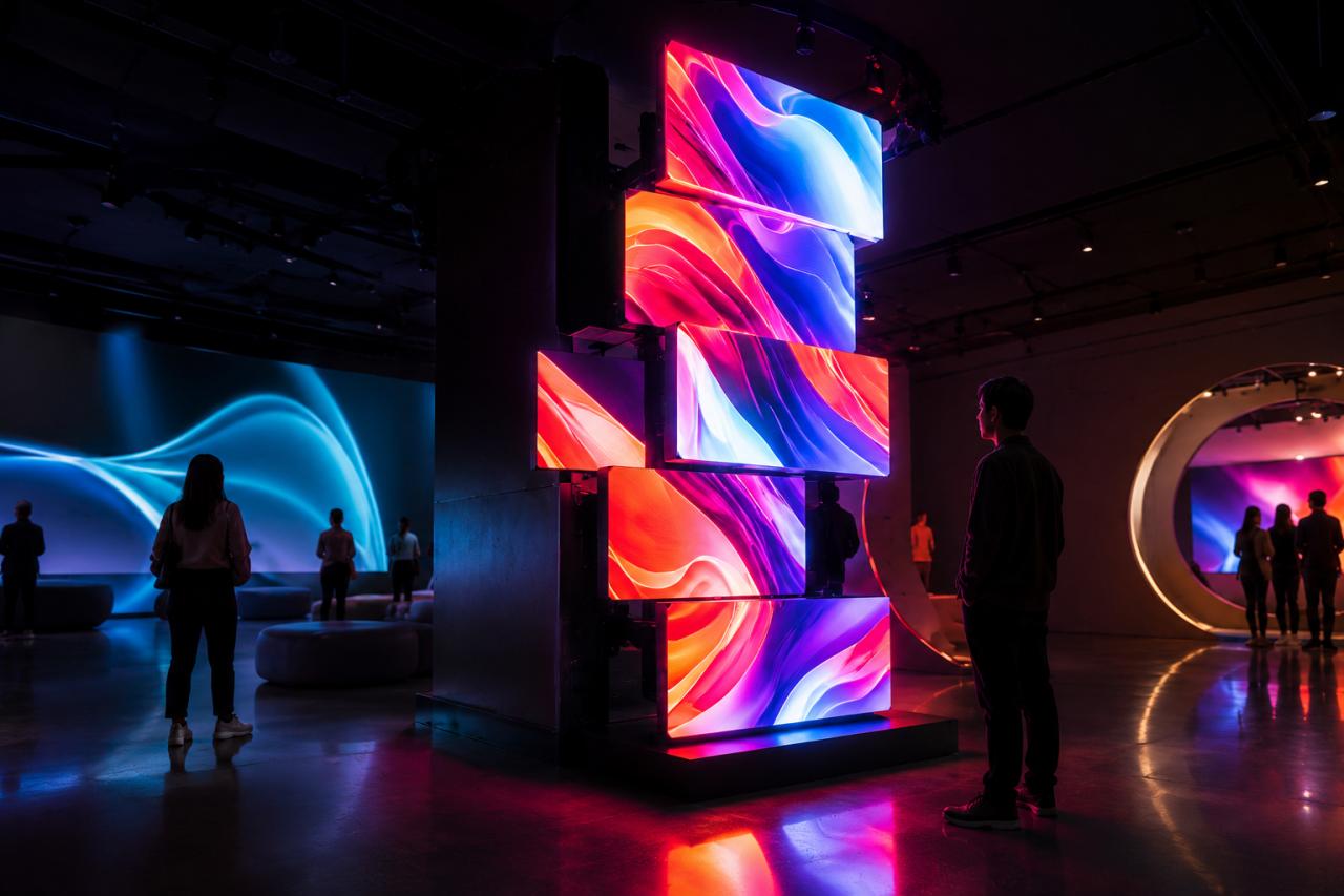Custom Kinetic LED Screen1