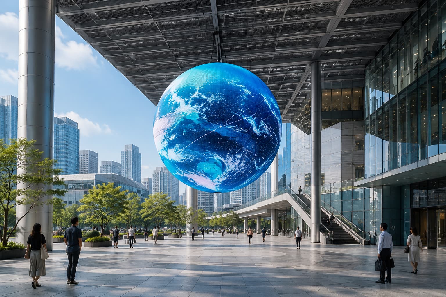LED Sphere Display 1