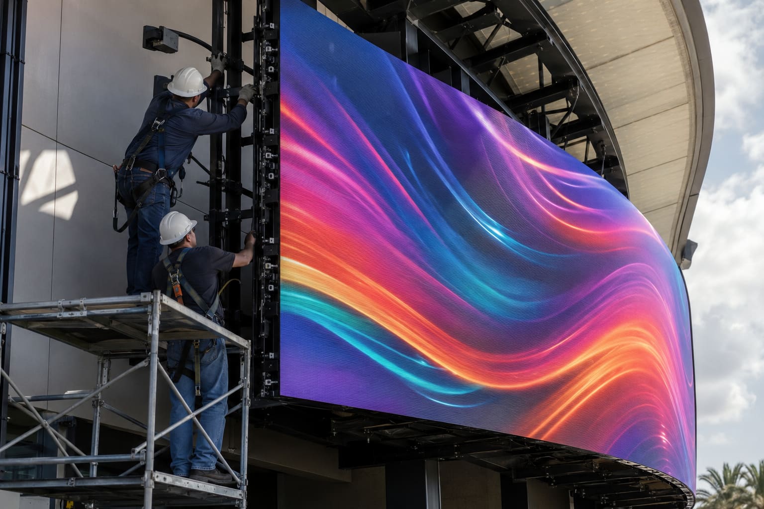 Outdoor Flexible LED Display2