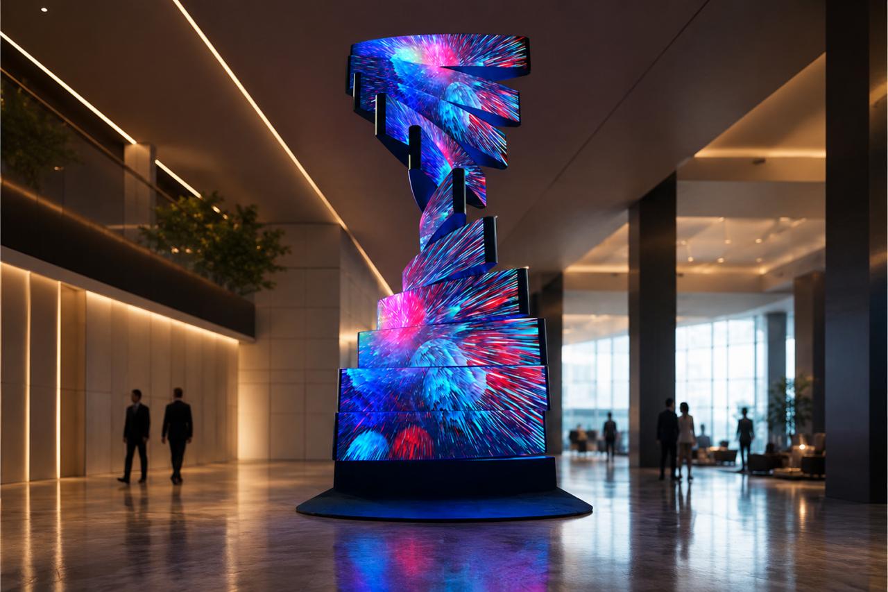 Rotating LED Display55