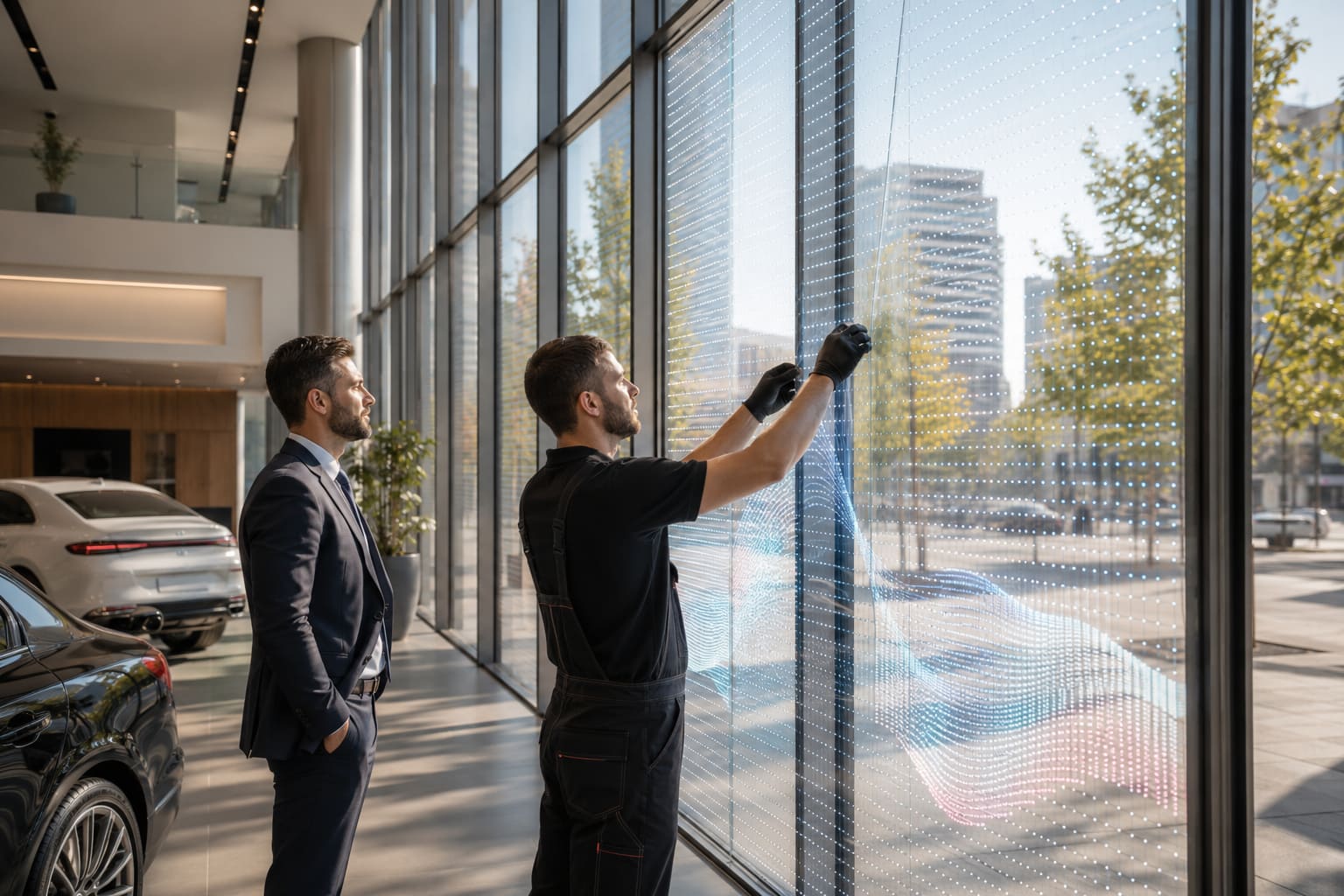 see-through LED film