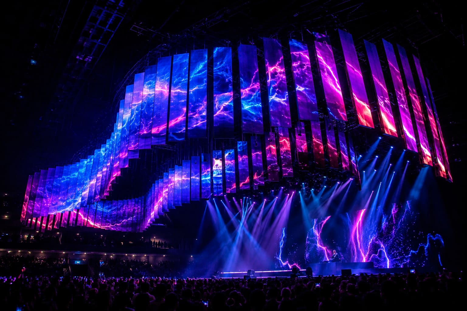 rotating LED screen255