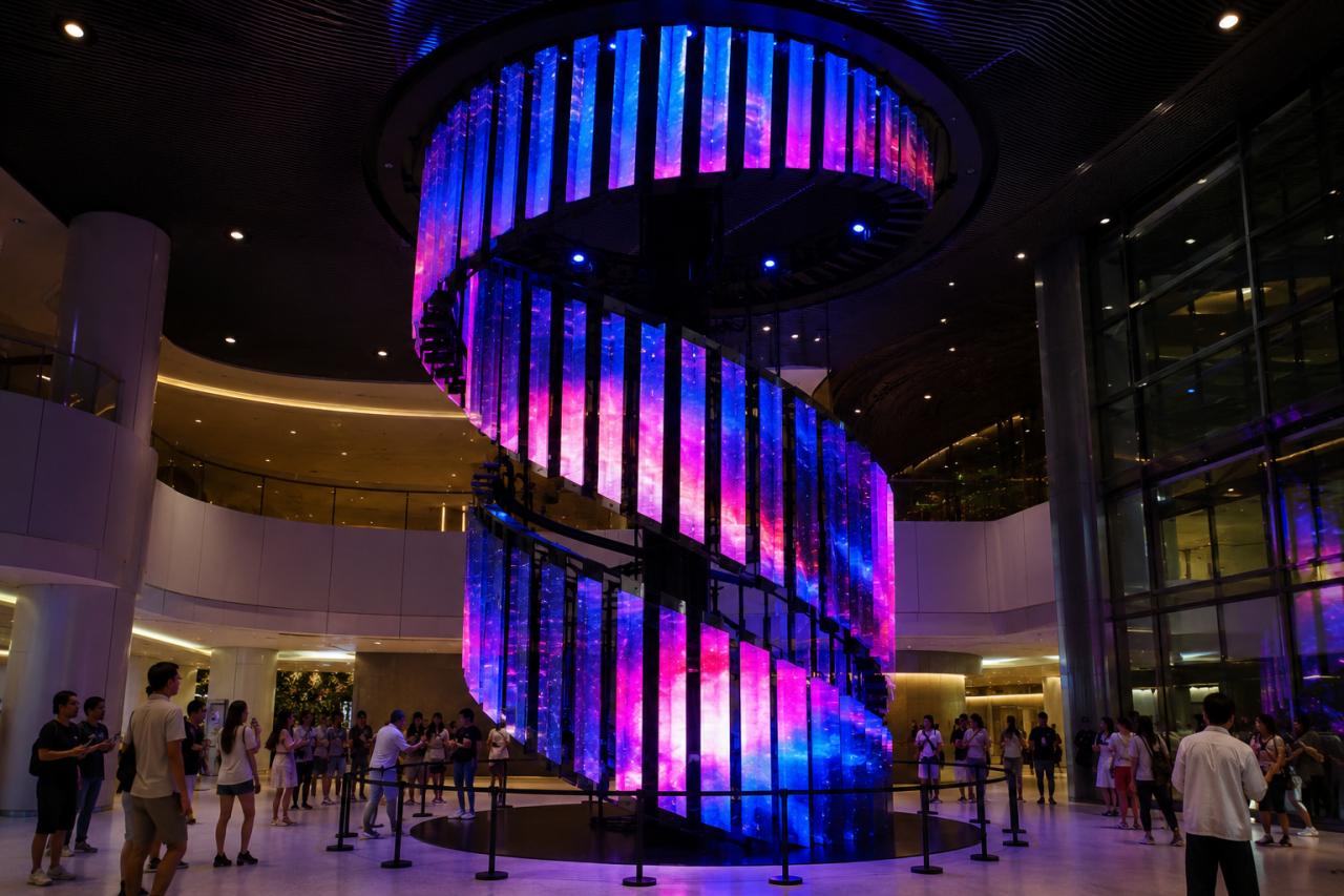DNA Rotating LED Screen1 5