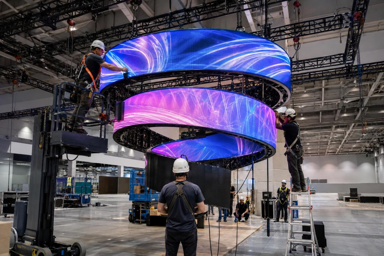 DNA Rotating LED Screen26