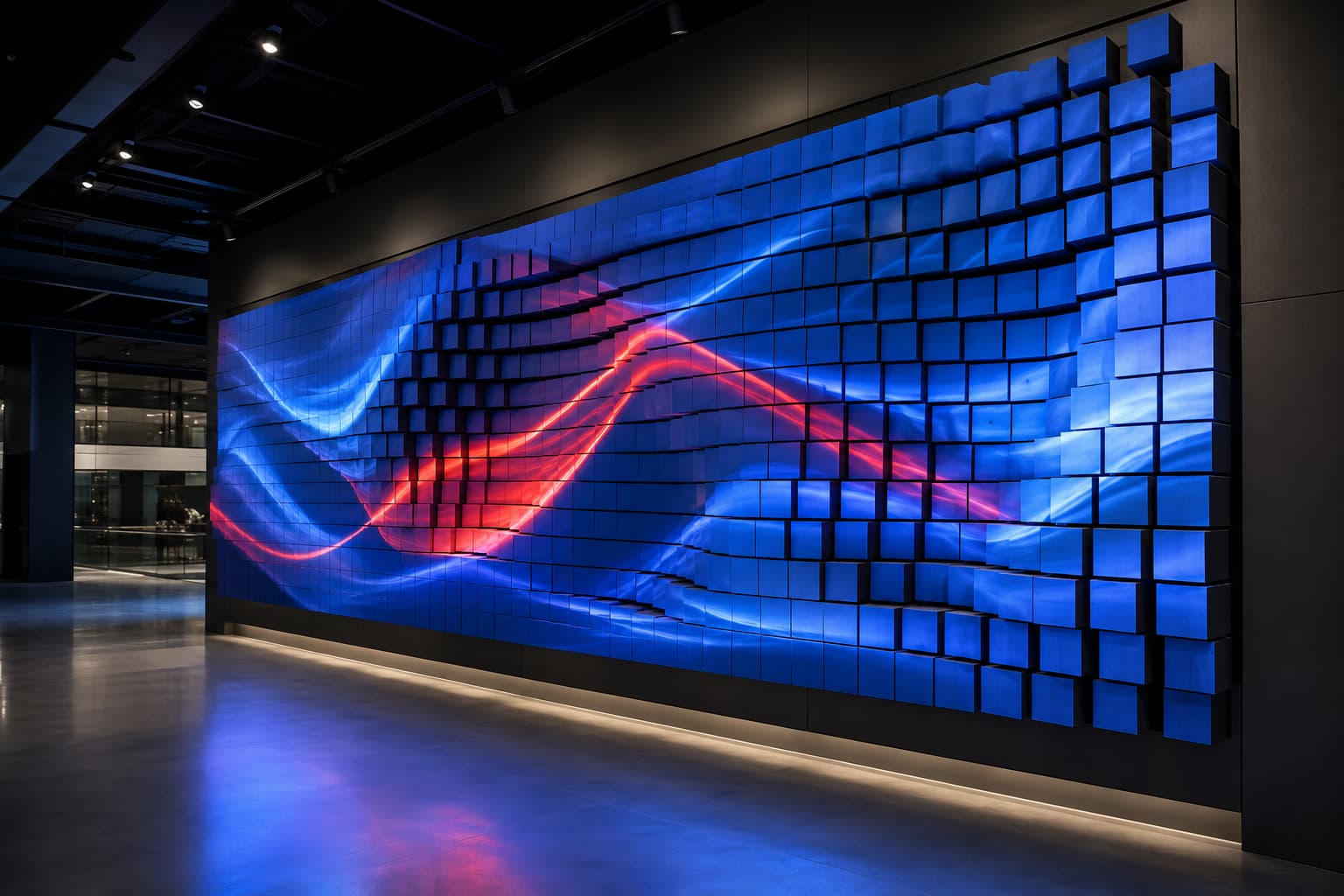3D kinetic LED screen 2 9