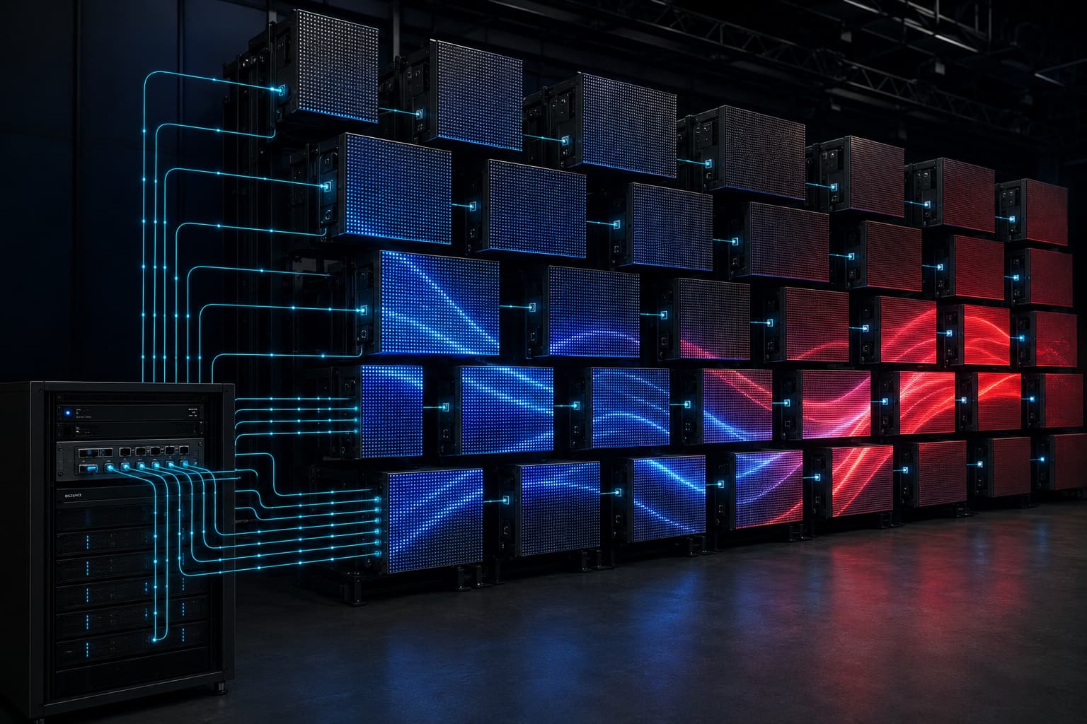 3D kinetic LED screen 4