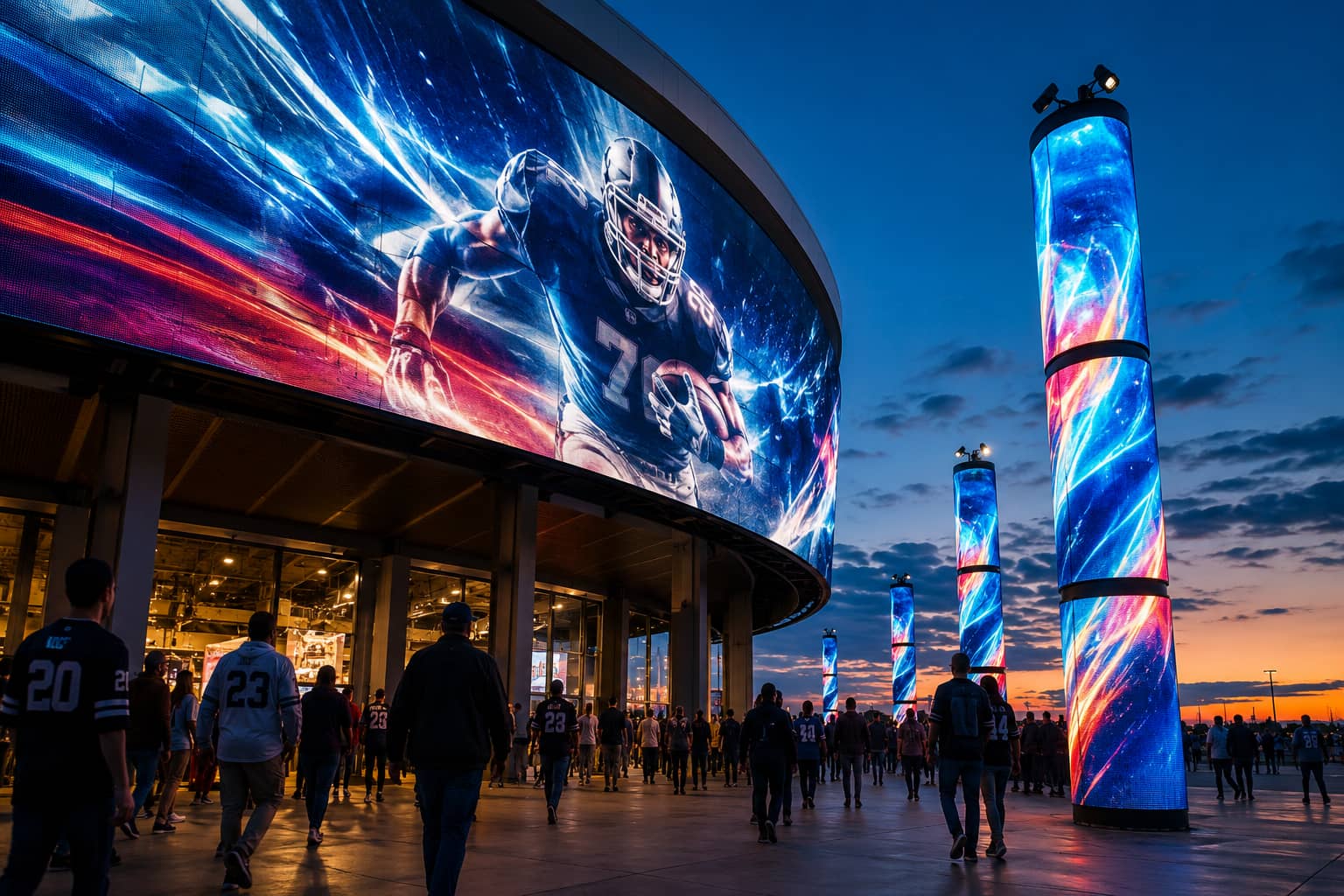 Outdoor Flexible LED Displays