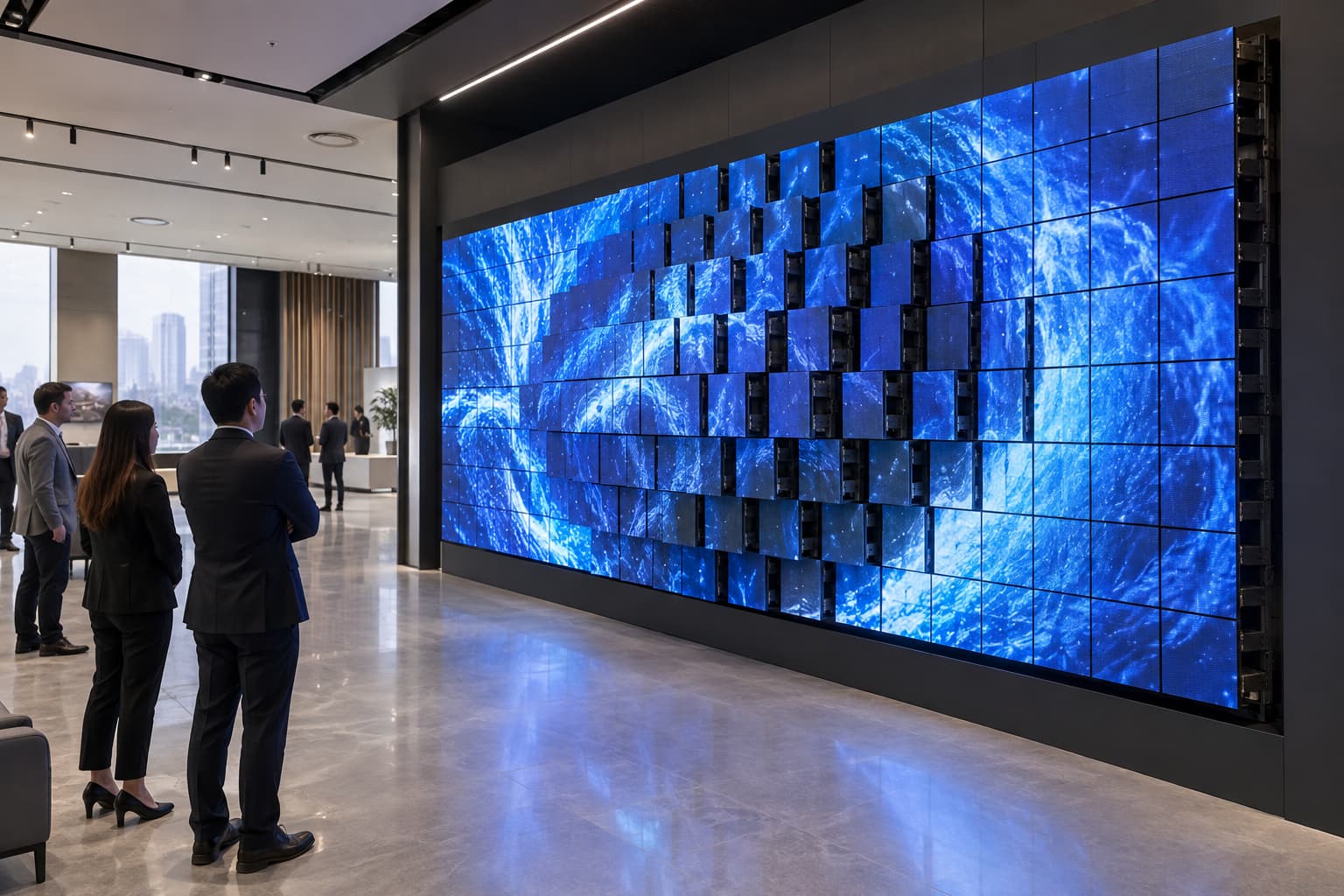 3d led wall viewing point3