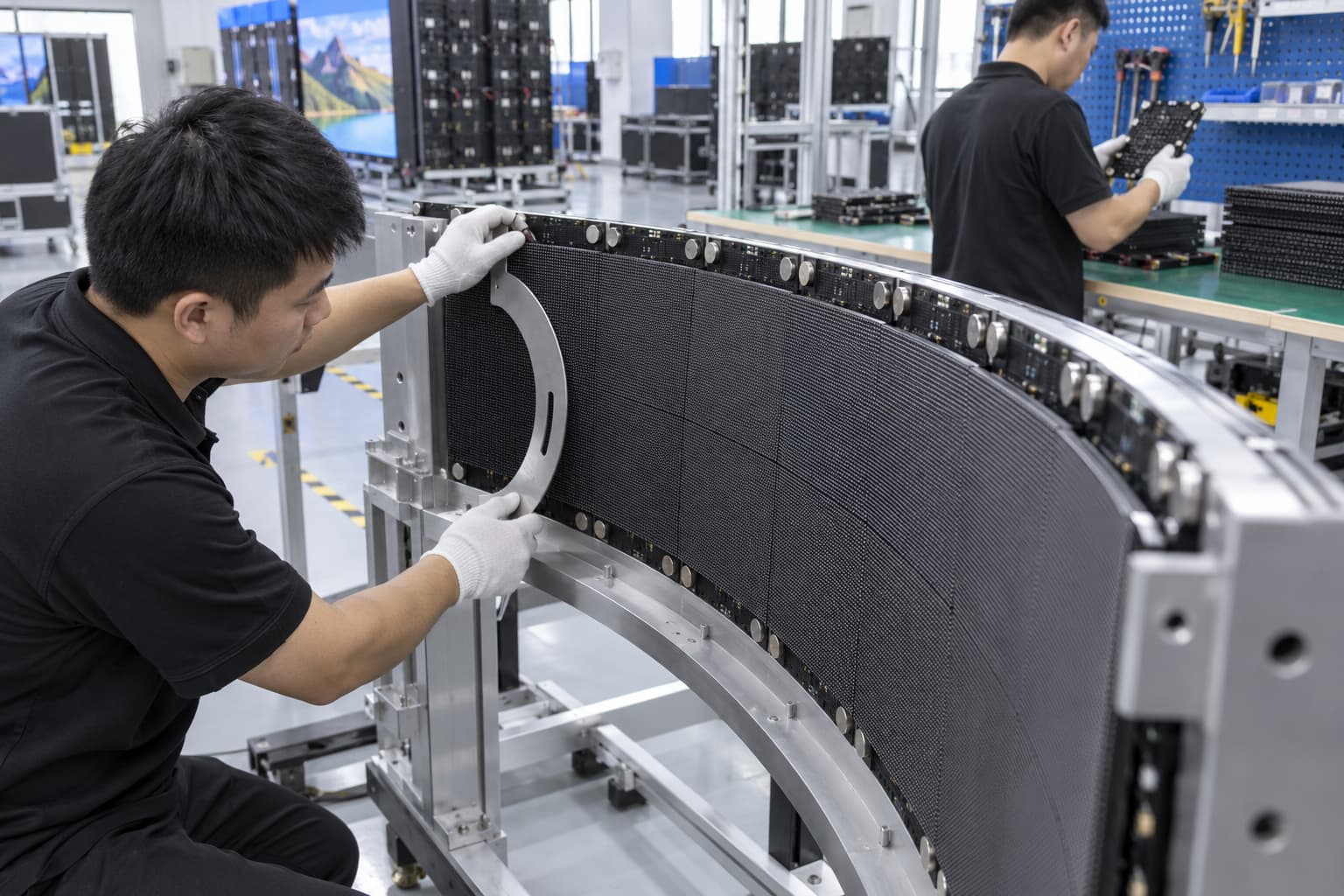 flexible LED display curvature1