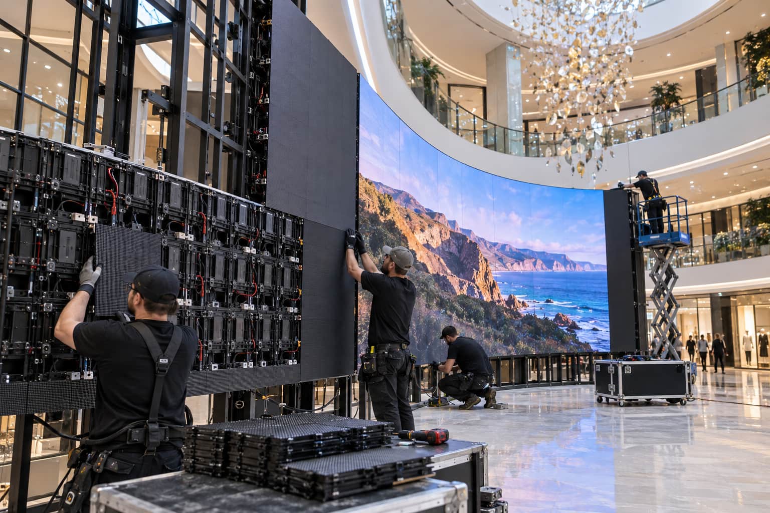 flexible LED display curvature2