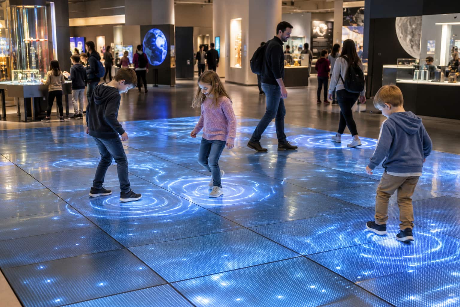 floor led display load3